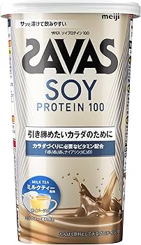 Amazon.co.jp: ザバス(SAVAS) ソイプロテイン100 ミルクティー